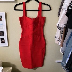 Red Bodycon Club Dress
